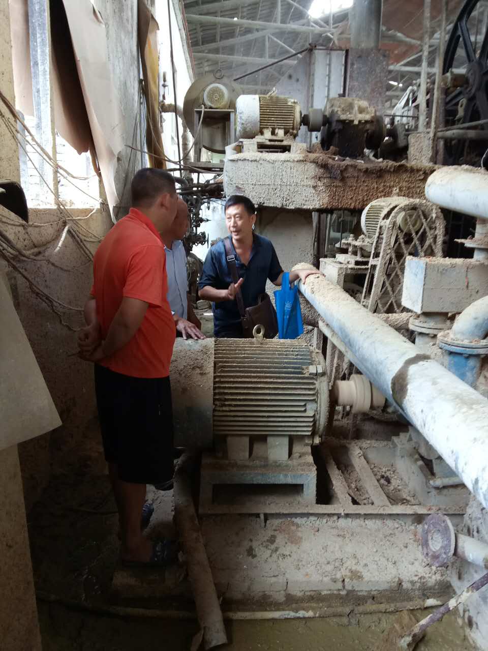 紙塑模具廠水環式真空泵使用講解和建議現場服務圖