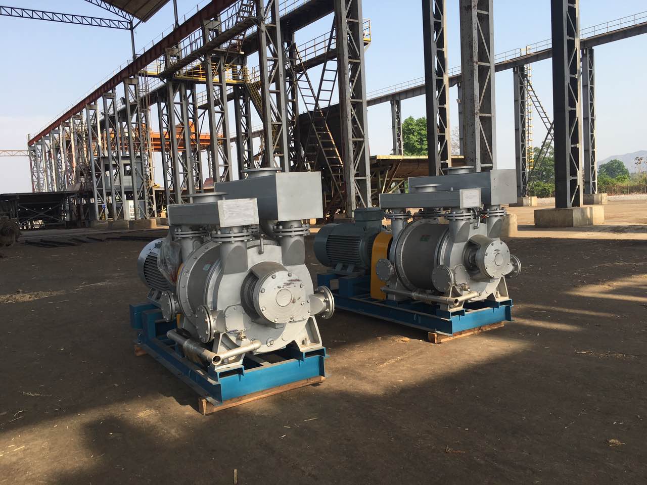 緬甸糖廠使用佛真的水環式真空泵